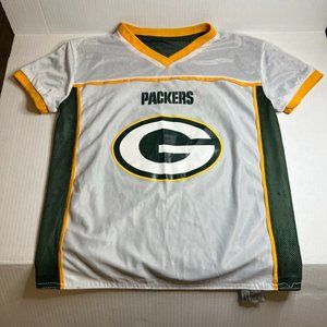 Reversible Green Bay Packers Flag Football Jersey Size Youth Medium